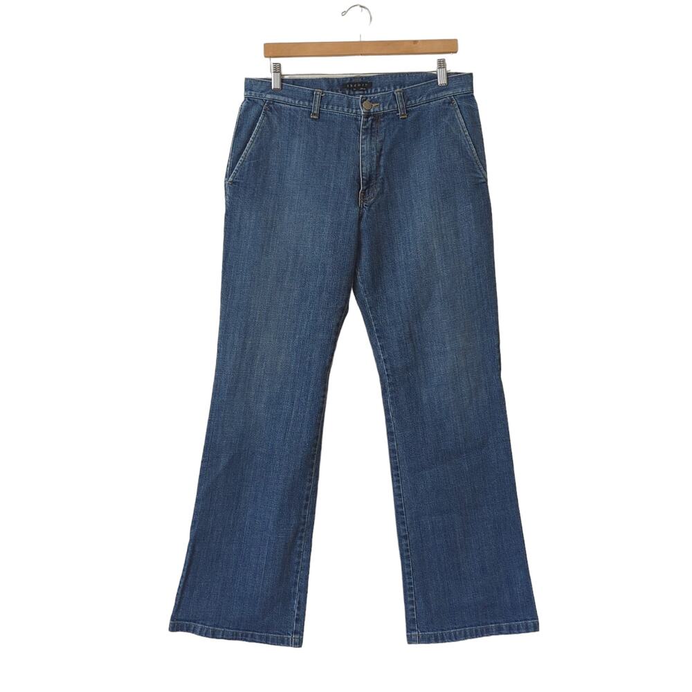 Theory Men's Denim Jeans KNUT SIze 34 33L‎ Medium Wash Straight Relaxed Leg